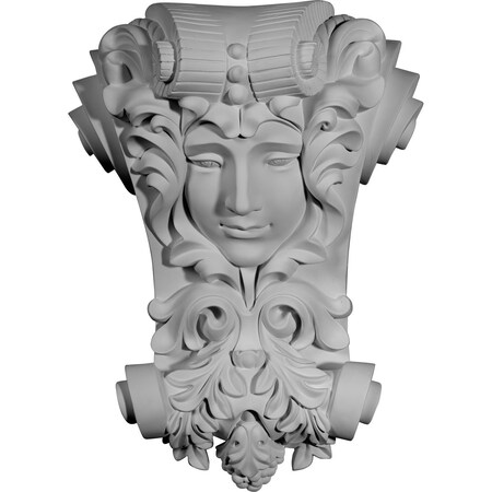 Ekena Millwork 15"W x 20 1/8"H x 10 1/4"P Athena Onlay ONL15X20X10AT